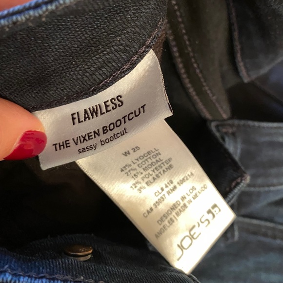 Joe’s Jeans Flawless Vixen Bootcut Dark Wash Jeans - Picture 5 of 5